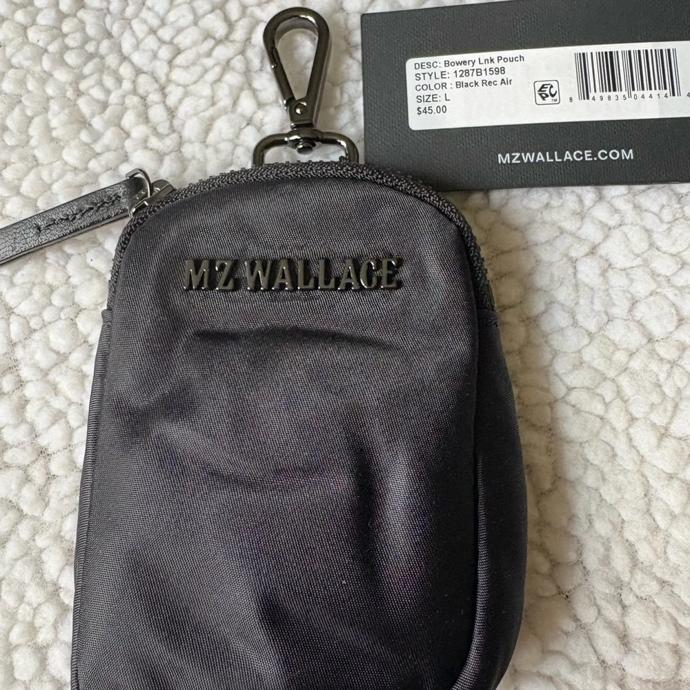 MZ Wallace Black Link Cuff and Bowery Link Pouch - Picture 6 of 8